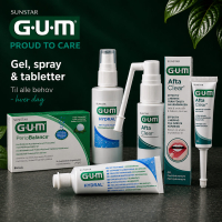 Gel, spray, tabletter