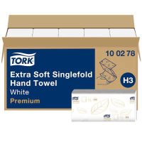 Tork H3 Advanced Singlefold H&aring;ndkl&aelig;deark 2-lags &ndash; 10 02 78
