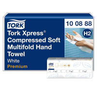 Tork Xpress&reg; Soft H2 Multifold H&aring;ndkl&aelig;deark 2-lags &ndash; 10 08 88