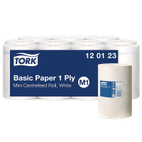 Tork M1 Mini Centerfeed Aft&oslash;rringspapir 1-lags - 12 01 23