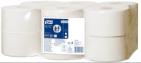 Toiletpapir Tork Jumbo Mini hvid T2 2-lags -12 02 80