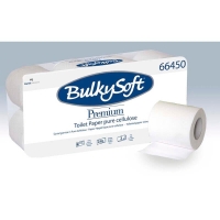 Toiletpapir, BulkySoft, Premium, 2 lag, hvid x 30.00m, kasse a 96 ruller