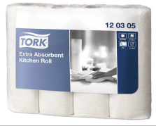 K&oslash;kkenrulle Tork Ekstra hvid 3-lags 48rl - 120305