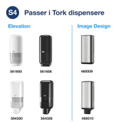 H&aring;nddesinfektion Tork gel S4 1000ml - 6stk - 42 42 06