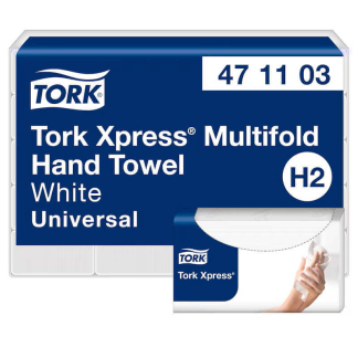 Tork Xpress&reg; Multifold H2 H&aring;ndkl&aelig;deark 2-lags &ndash; 47 11 03