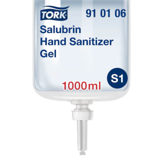  Tork Salubrin Gel H&aring;nddesinfektion S1 70% - 1L - 91 01 06