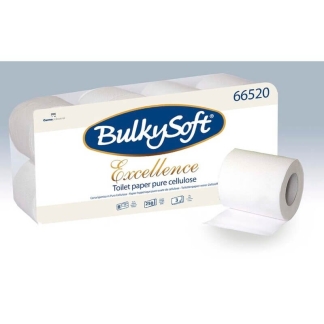 Toiletpapir, BulkySoft, Excellence, 3 lag, hvid x 29.00m, kasse a 72 ruller