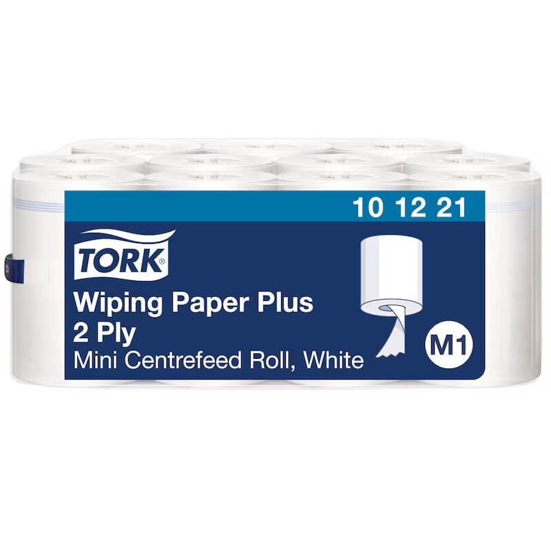 Tork Plus M1 Mini Centerfeed Aftrringspapir 2-lags 101221