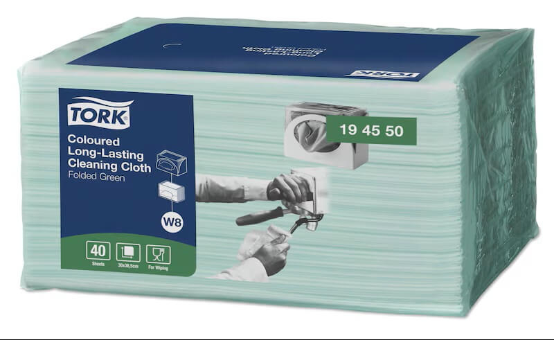 Allround Klud Tork Premium W8 grn 40stk - 19 45 50