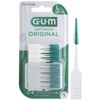 GUM Soft-Picks Original med flour - Large -  50 stk.