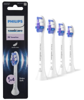 Philips Sonicare S2 Sensitive Børstehoveder Hvid - 4 pak