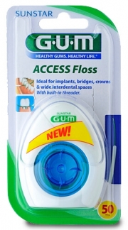 Køb GUM® Tandtråd floss - til kroner, broer og