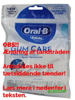 Tandtråd Glide Floss - Picks med  praktisk greb 30 stk.
