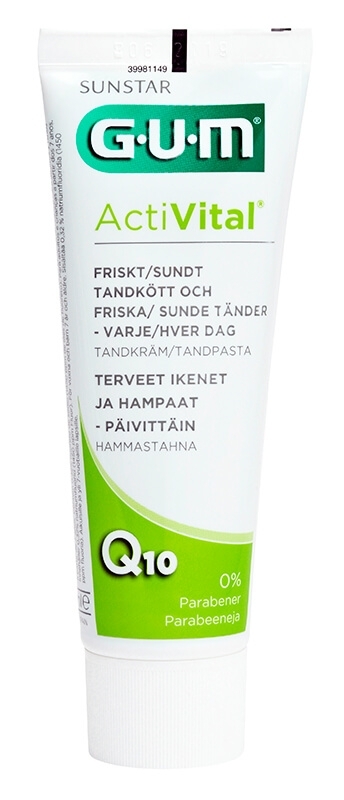 GUM tandpasta - ActiVital Fluor Q10