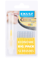 EKULF pH mellemrumsb&oslash;rste 0,6 mm - Gul