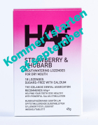 HAp+ Sugetabletter - Jordbær & Rabarber 18 stk