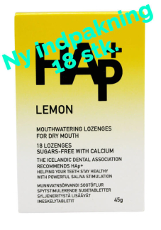 HAp+ Sugetabletter - Citron 18 stk