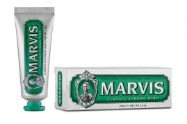 Marvis Tandpasta - Classic Strong Mint - 25 ml. (Rejsestørrelse)