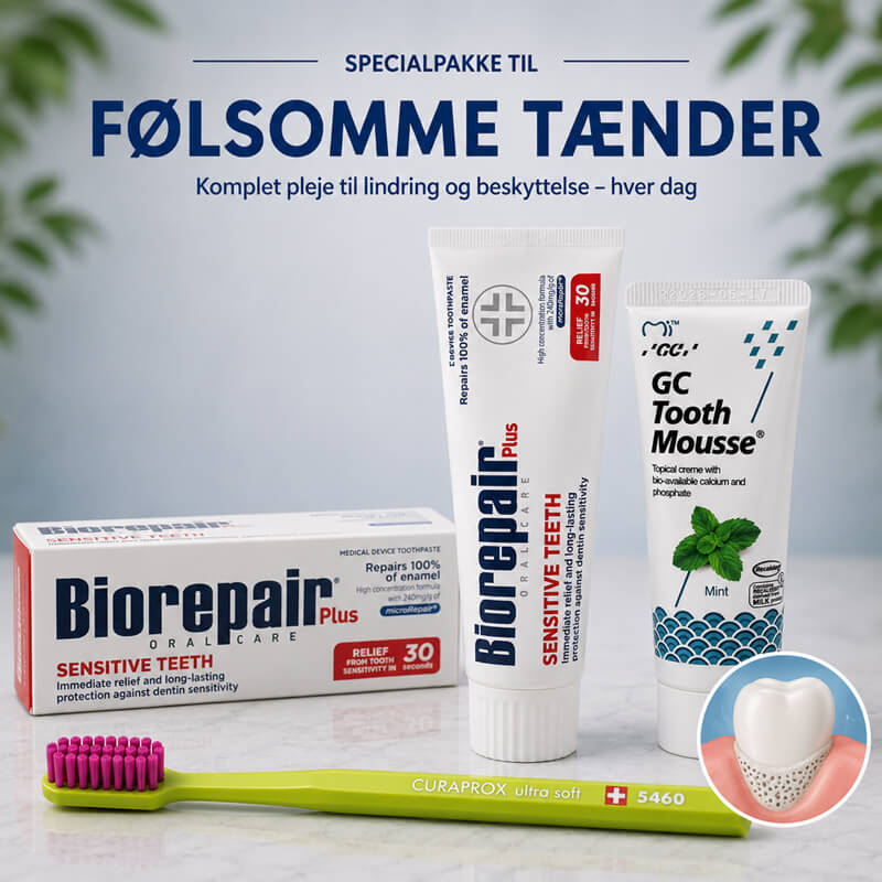 Tandfølsomhed & isninger - Alt hvad du har brug for