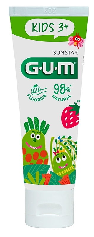 GUM - Tandpasta - Kids 2-6 år - Jordbærsmag