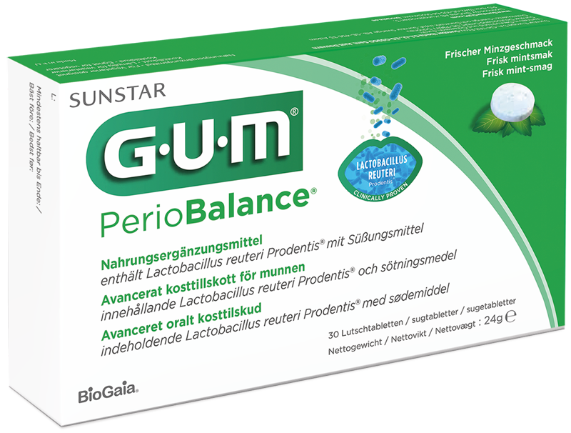 Billede af GUM - PerioBalance tabletter - 30 stk hos Den Glade Mund