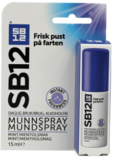 SB12 Mundspray Mint - 15 ml.