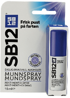 SB12 Mundspray Mint - 15 ml.