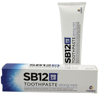 SB12 Tandpasta Strong Mint - 100 ml.