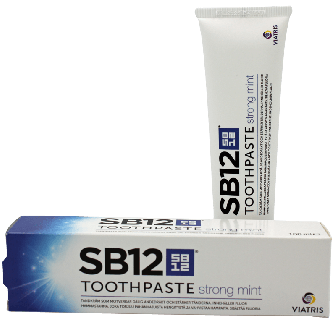 SB12 Tandpasta Strong Mint - 100 ml.