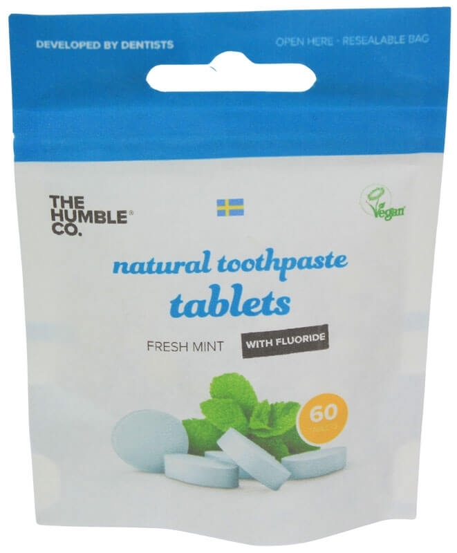 Humble Tandpasta i tabletform med fluor