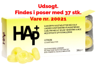 HAp+ sugetabletter citron, 16 stk.