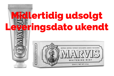 Marvis Tandpasta - Whitening Mint - 25 ml. (Rejsestørrelse)