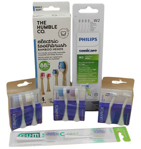 Udvalgte børstehoveder