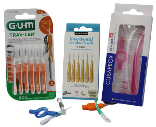 Udvalg af mellemrumsbørster