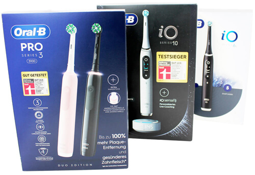 Udvalg af el-tandbørster