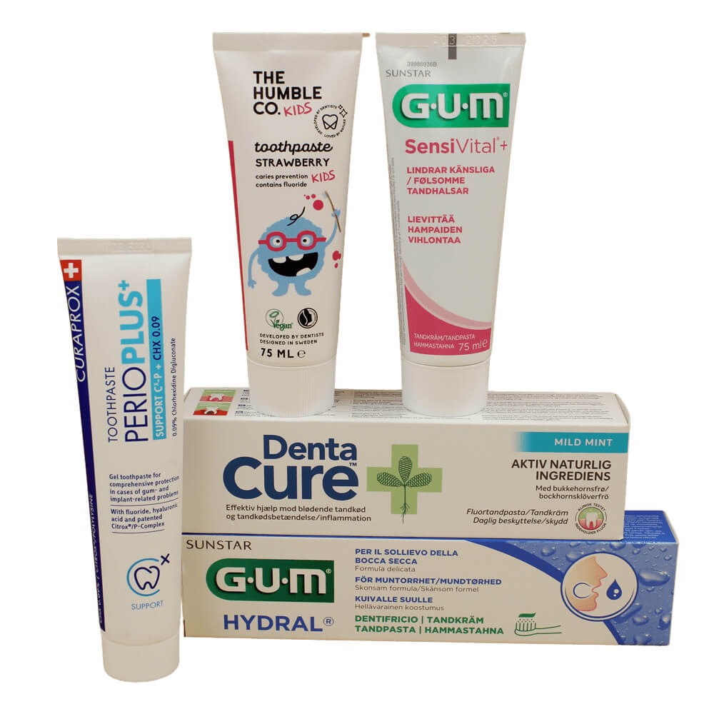 Se hele udvalget af tandpasta