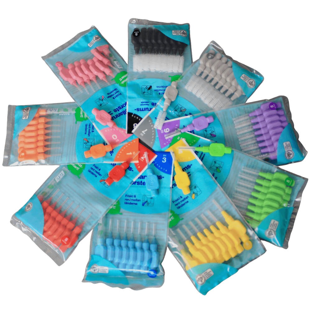 Se alle mellemrumsbørsterne her