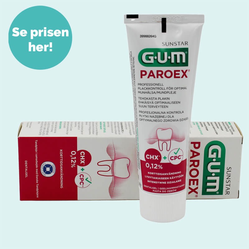GUM Paroex 0,12 tandpasta mod paradentose