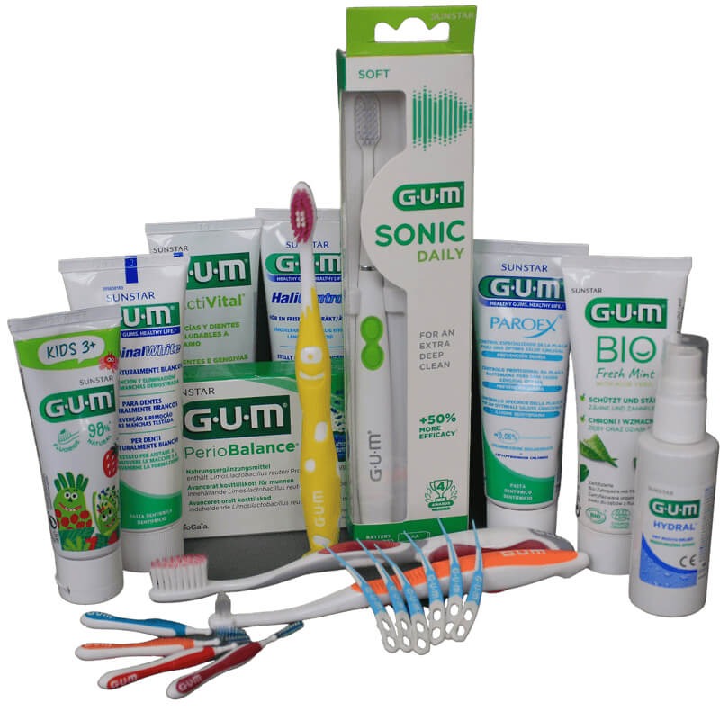 Se alle GUM Tandpastaer her